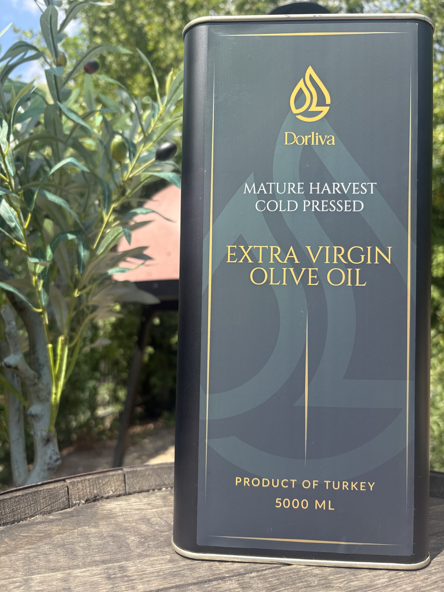 Dorliva 5000ml Cold Pressed Extra Virgin Olive Oil Mature Harvest