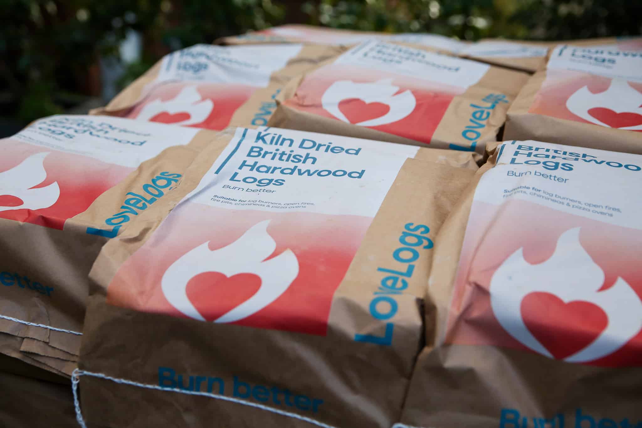 Kiln-Dried British Logs – Bulk Delivery Half Pallet