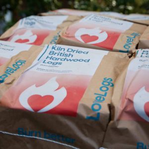Kiln-Dried British Logs – Bulk Delivery Half Pallet